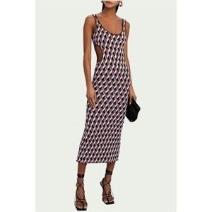 Ronny Kobo Reynolds Cutout Sleeveless Knit Dress